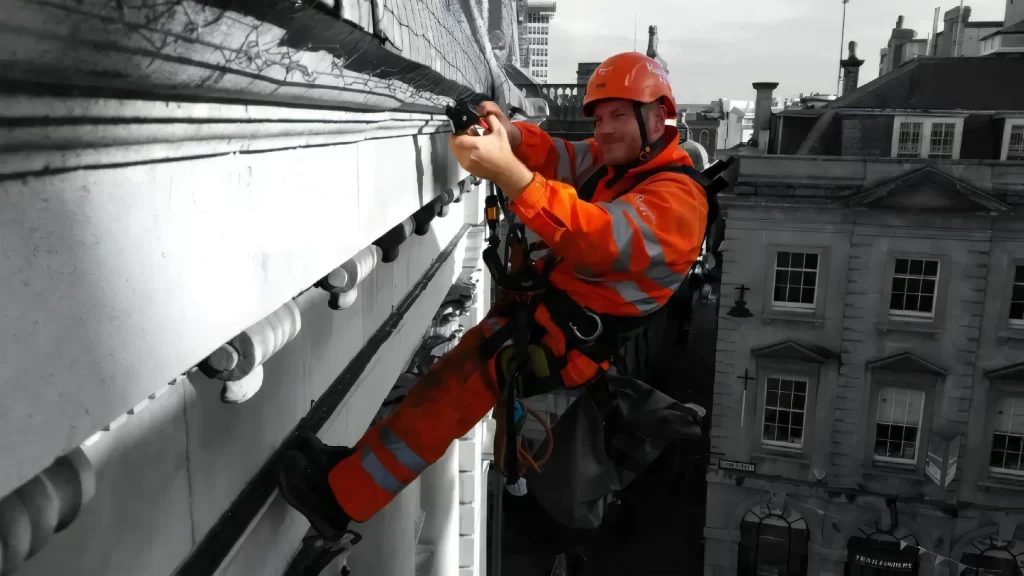 Rappel Rope Access High Level Bird Netting Pest Control 705x397 092415